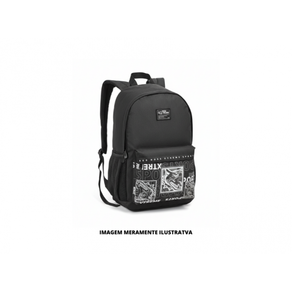 MOCHILA - SEANITE - MASCULINA 18 RED NOSE BOLSO ESTAMPADO
