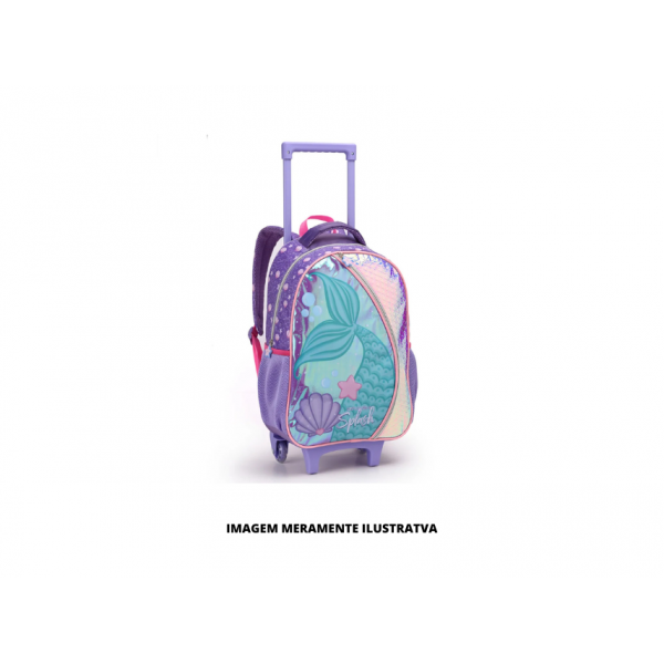 MOCHILA - SEANITE - ESCOLAR DE RODINHAS SEREIA SPLASH