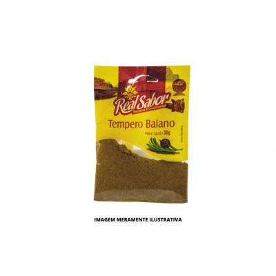 TEMPERO - REAL SABOR - 25g - BAIANO - CX50