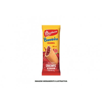 BISCOITO - BAUDUCCO - 30g BARRINHA GOIABINHA - DP20