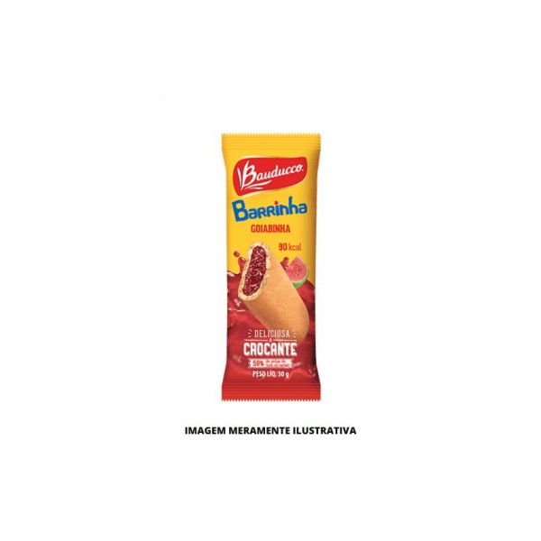BISCOITO - BAUDUCCO - 30g BARRINHA GOIABINHA - DP20