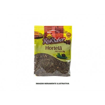 TEMPERO - REAL SABOR - 20g - HORTELA - CX50
