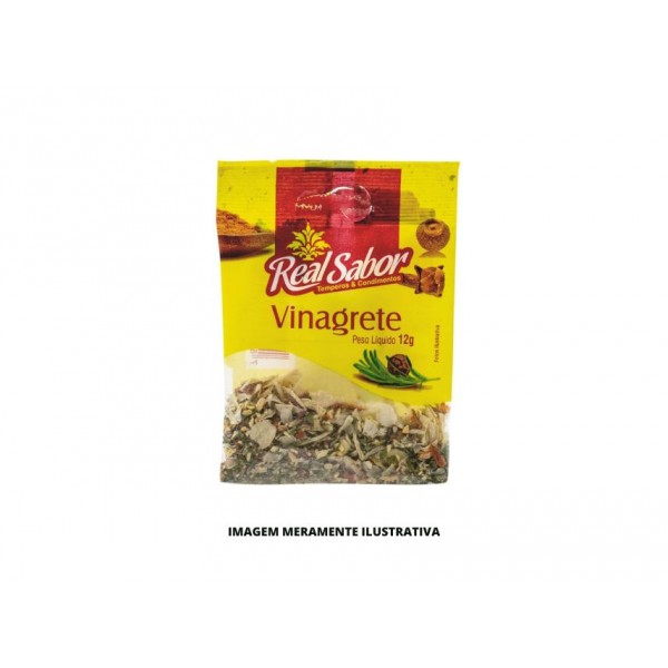 TEMPERO - REAL SABOR - 10g - VINAGRETE - CX50